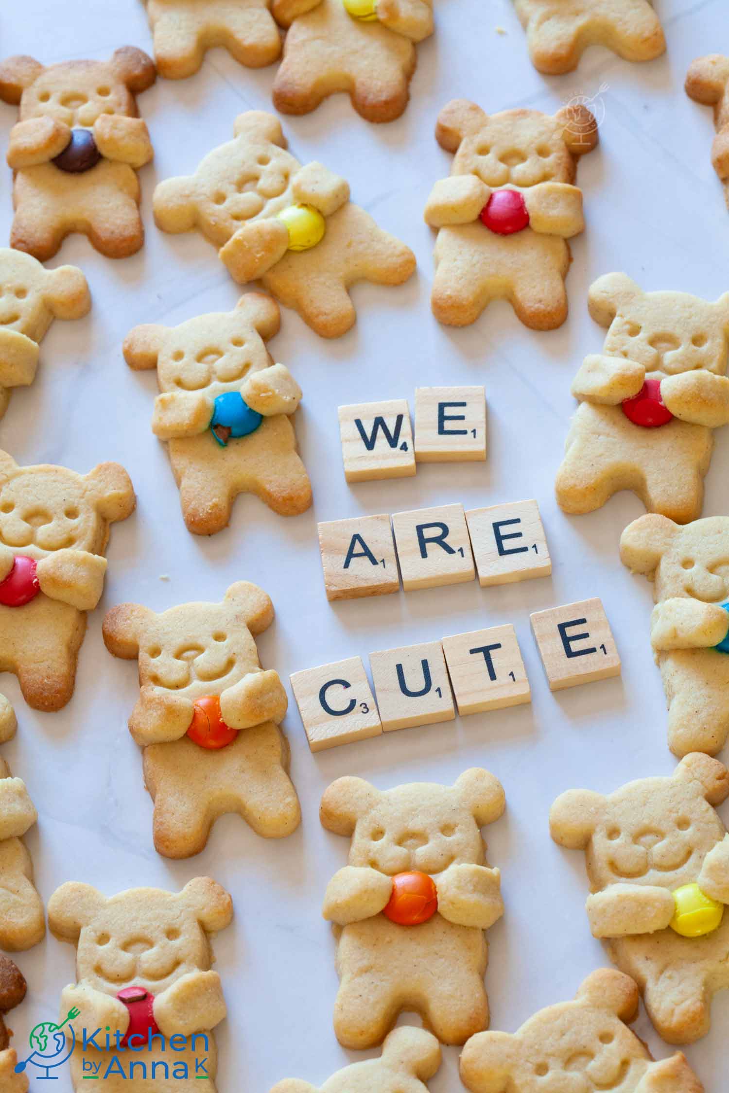 Teddy bear biscuits - Cooking with my kids