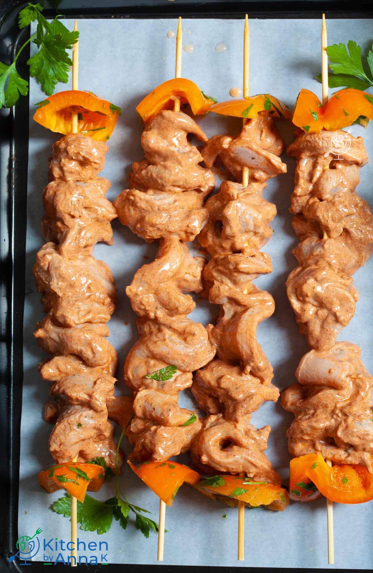 Lebanese chicken outlet skewers