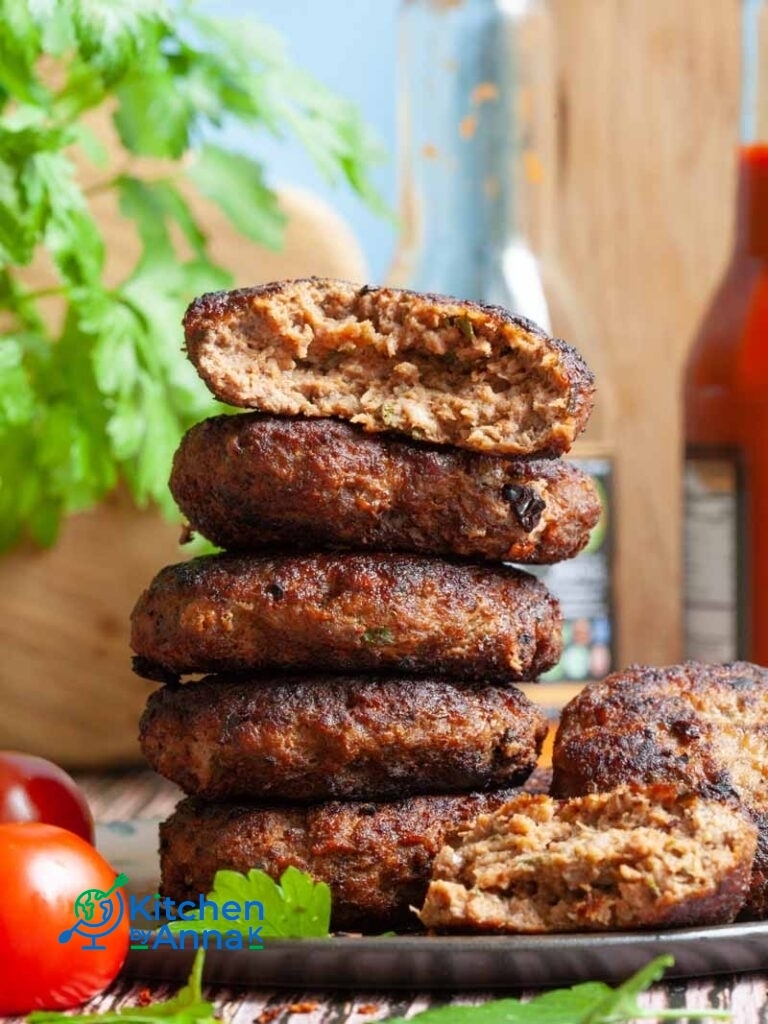 Chives and chipotle burgers