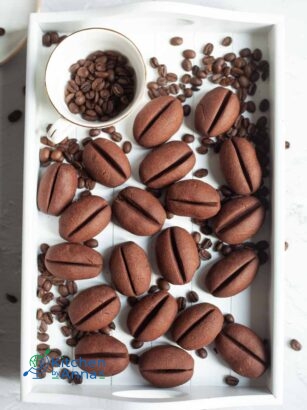 Coffee beans cookies