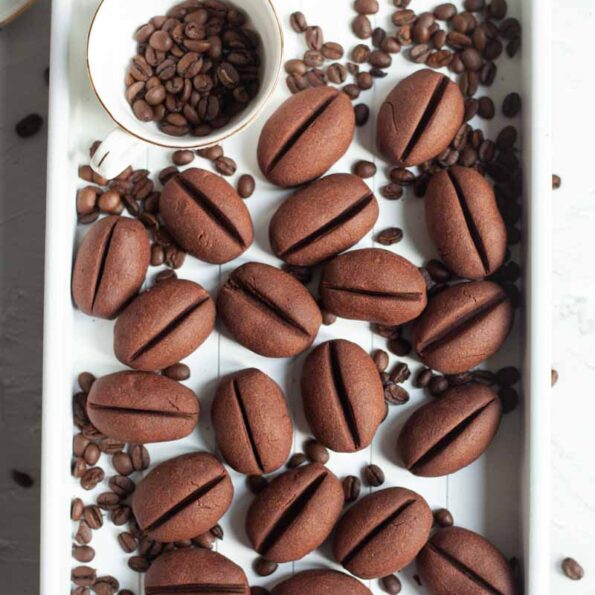 Coffee beans cookies