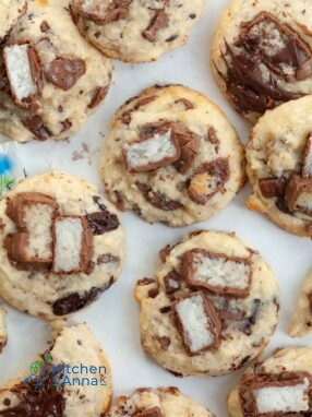 Bounty cookies-coconut and chocolate cookies