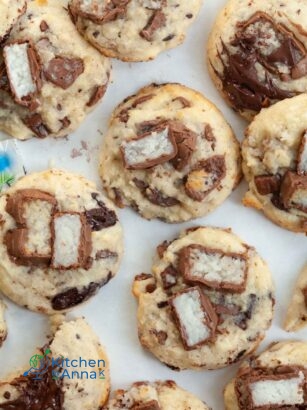 Bounty cookies-coconut and chocolate cookies