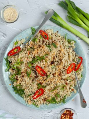 Cauliflower rice - Asian style