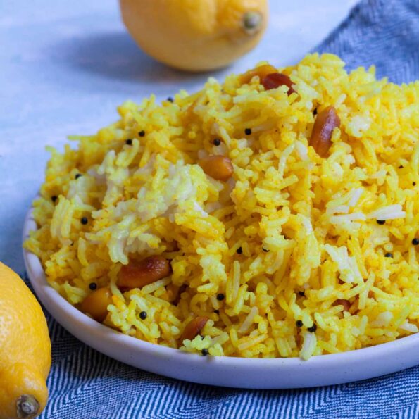 South Indian lemon rice