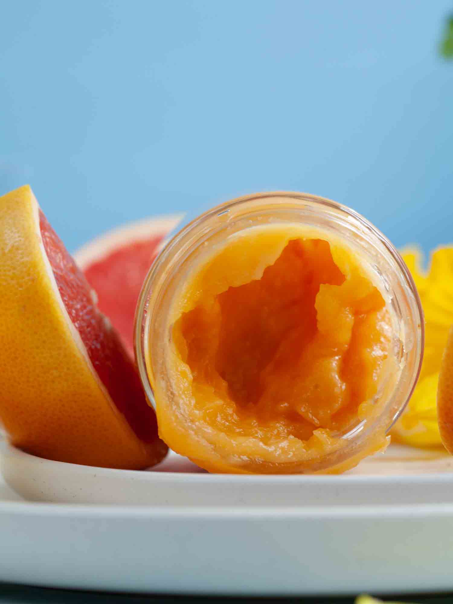 Ginger and grapefruit curd