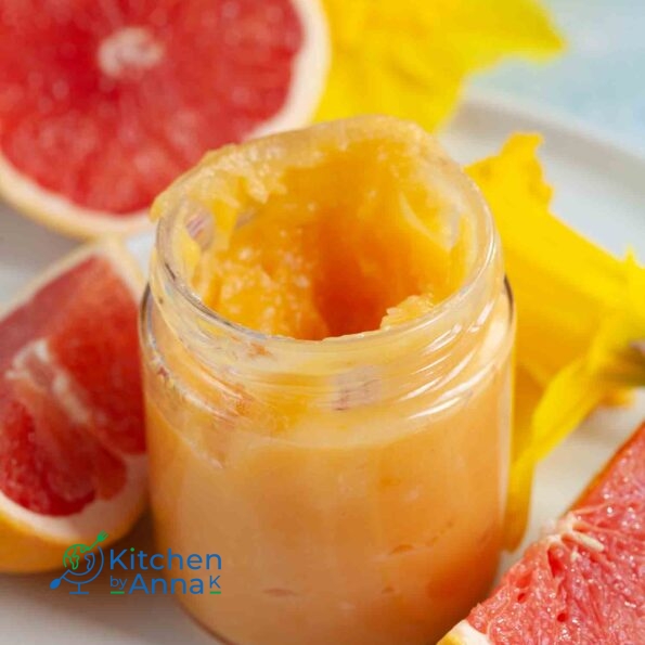 Ginger and grapefruit curd