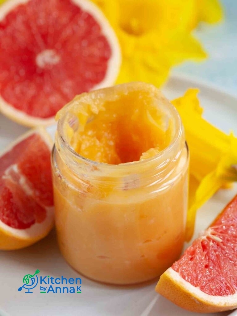 Ginger and grapefruit curd