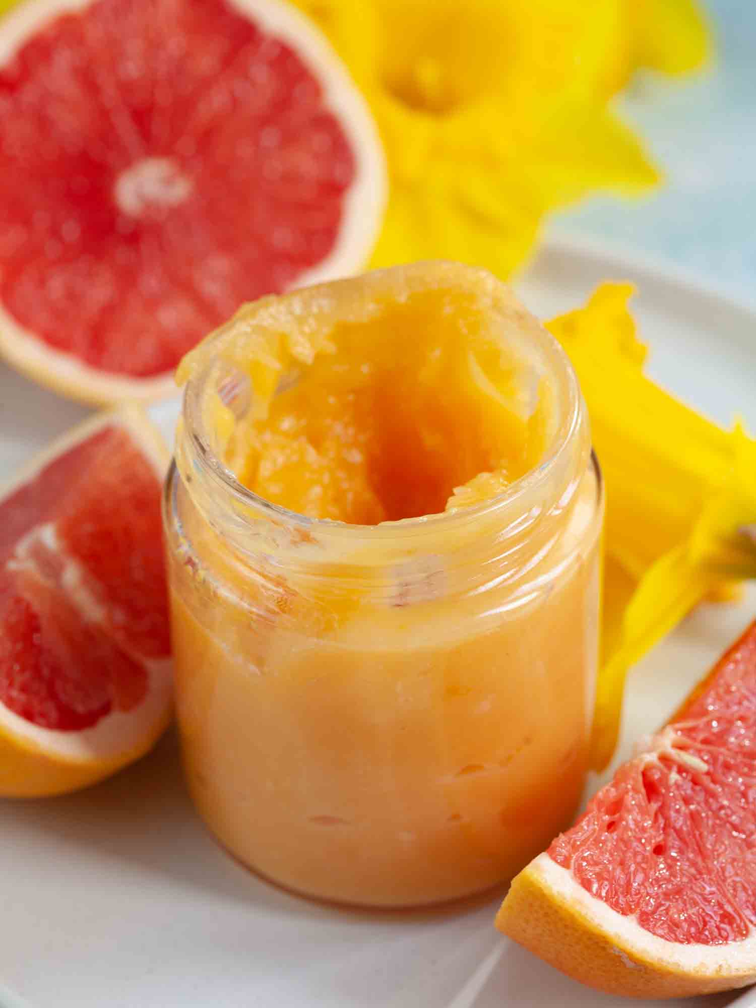 Ginger and grapefruit curd