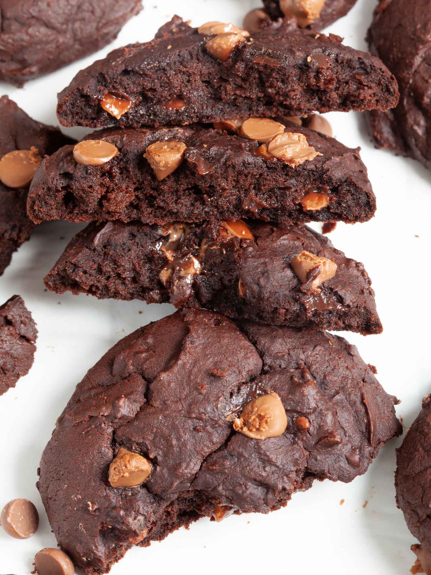 Red kidney beans chocolate cookies