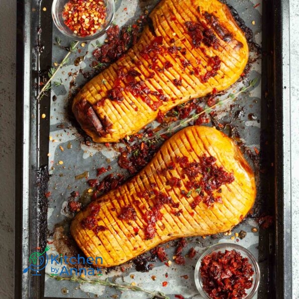 hasselback-butternut-squash-with-chorizo