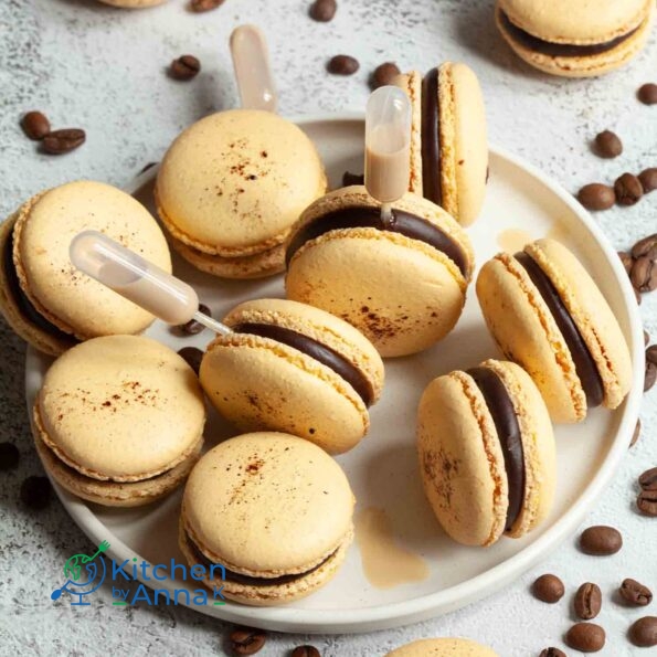 Irish cream coffee macarons