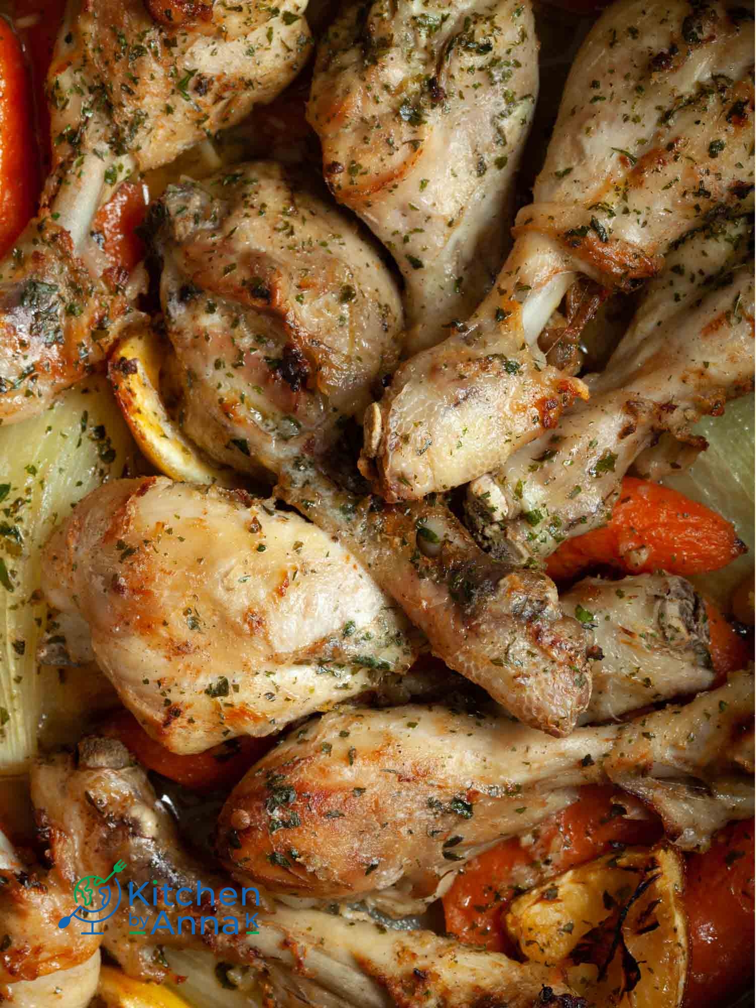 Lemon and garlic baked chicken drumsticks