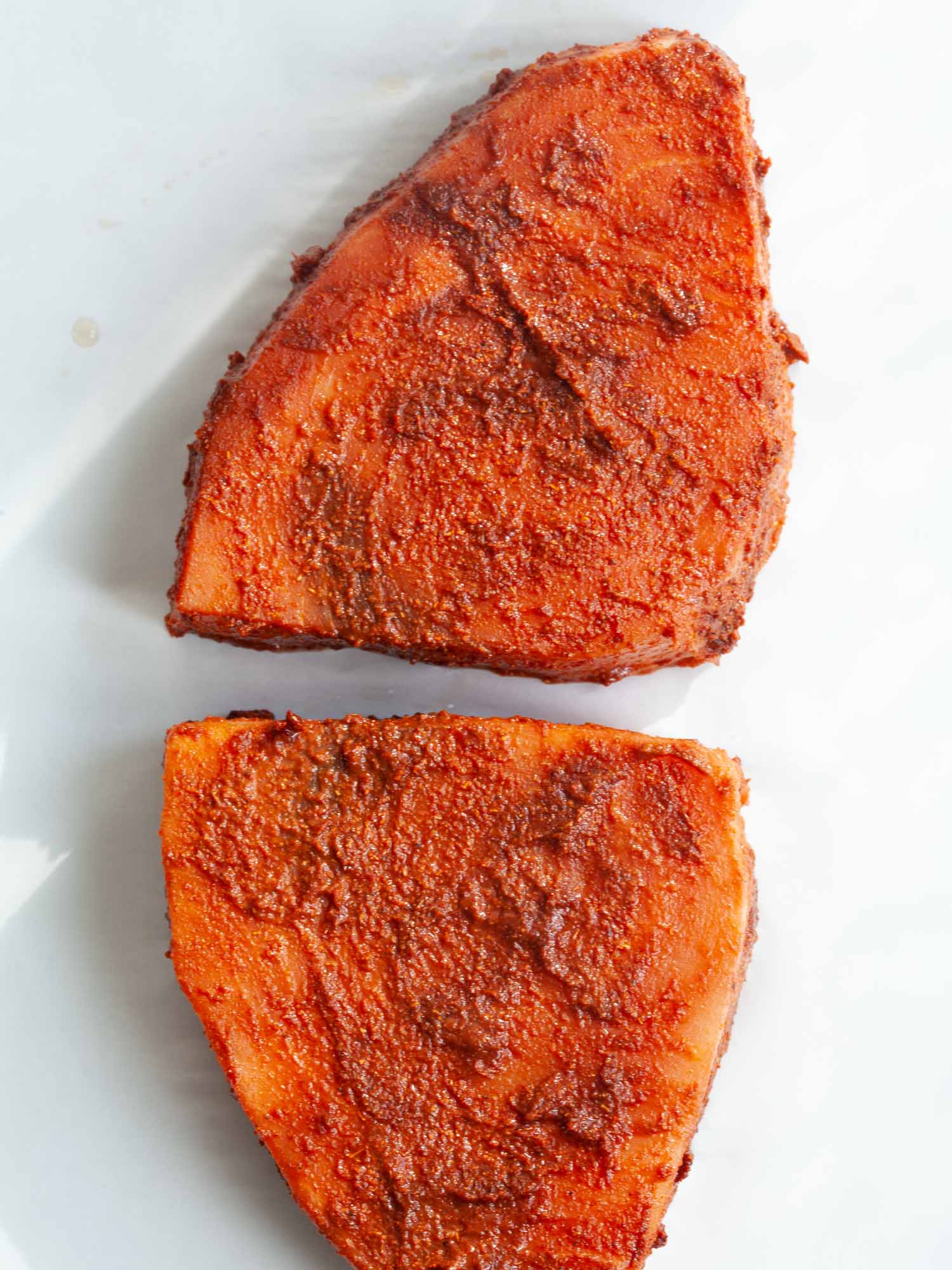 Tandoori masala swordfish steak