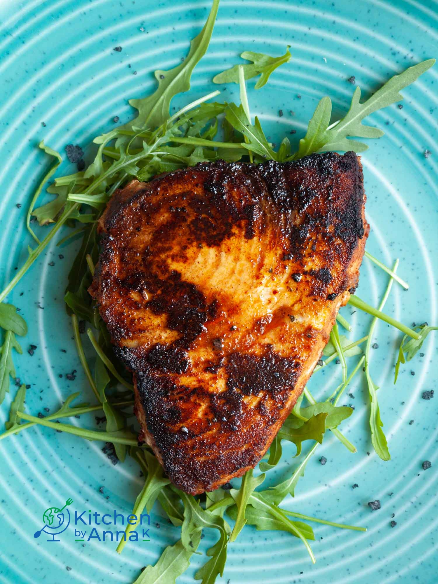 Tandoori masala swordfish steak