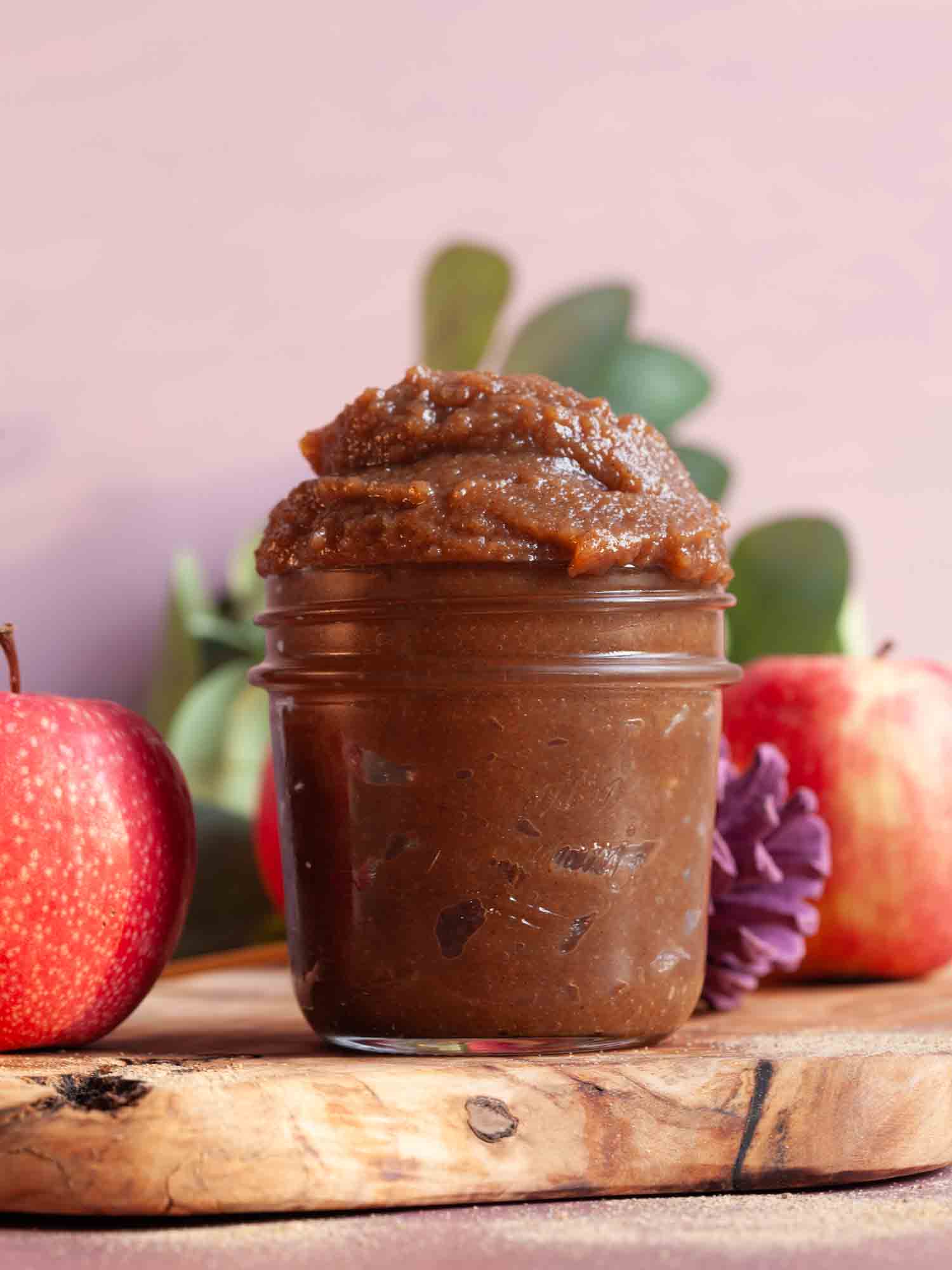 Homemade caramelised spiced apple butter