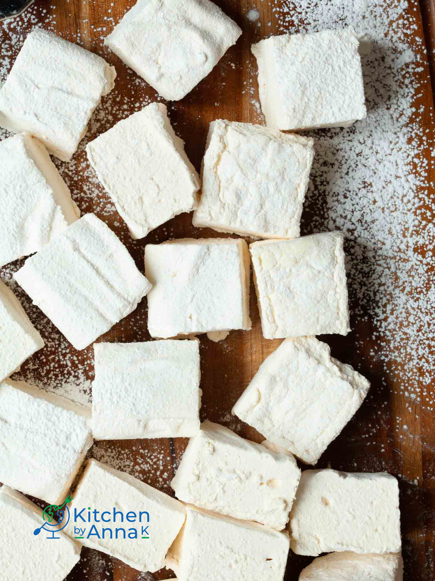 Homemade vanilla marshmallows