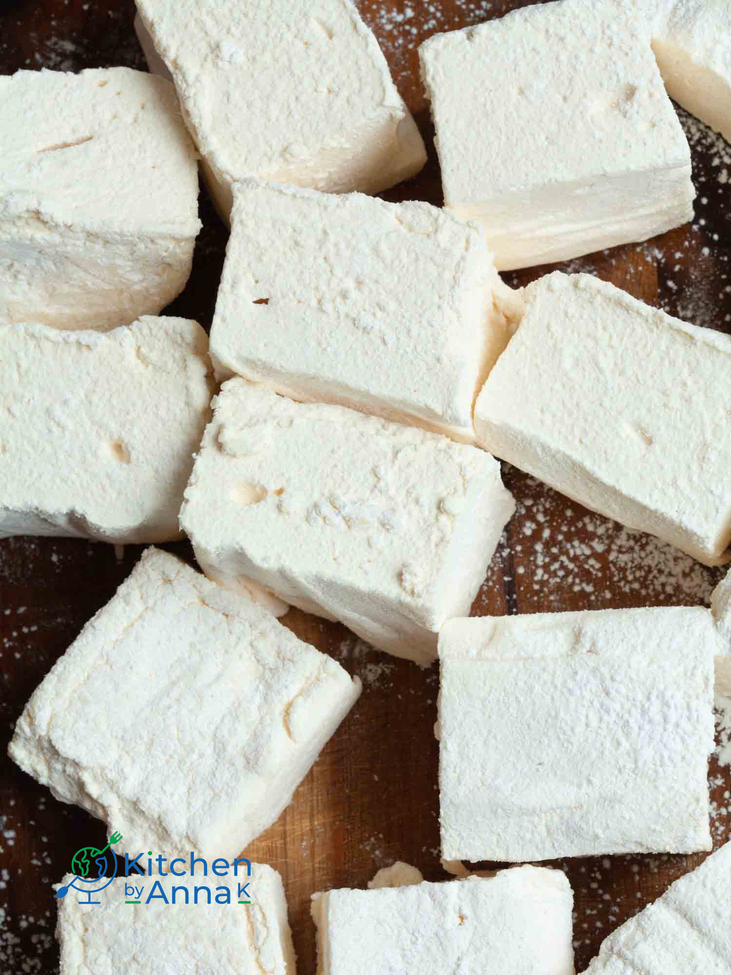 Homemade vanilla marshmallows