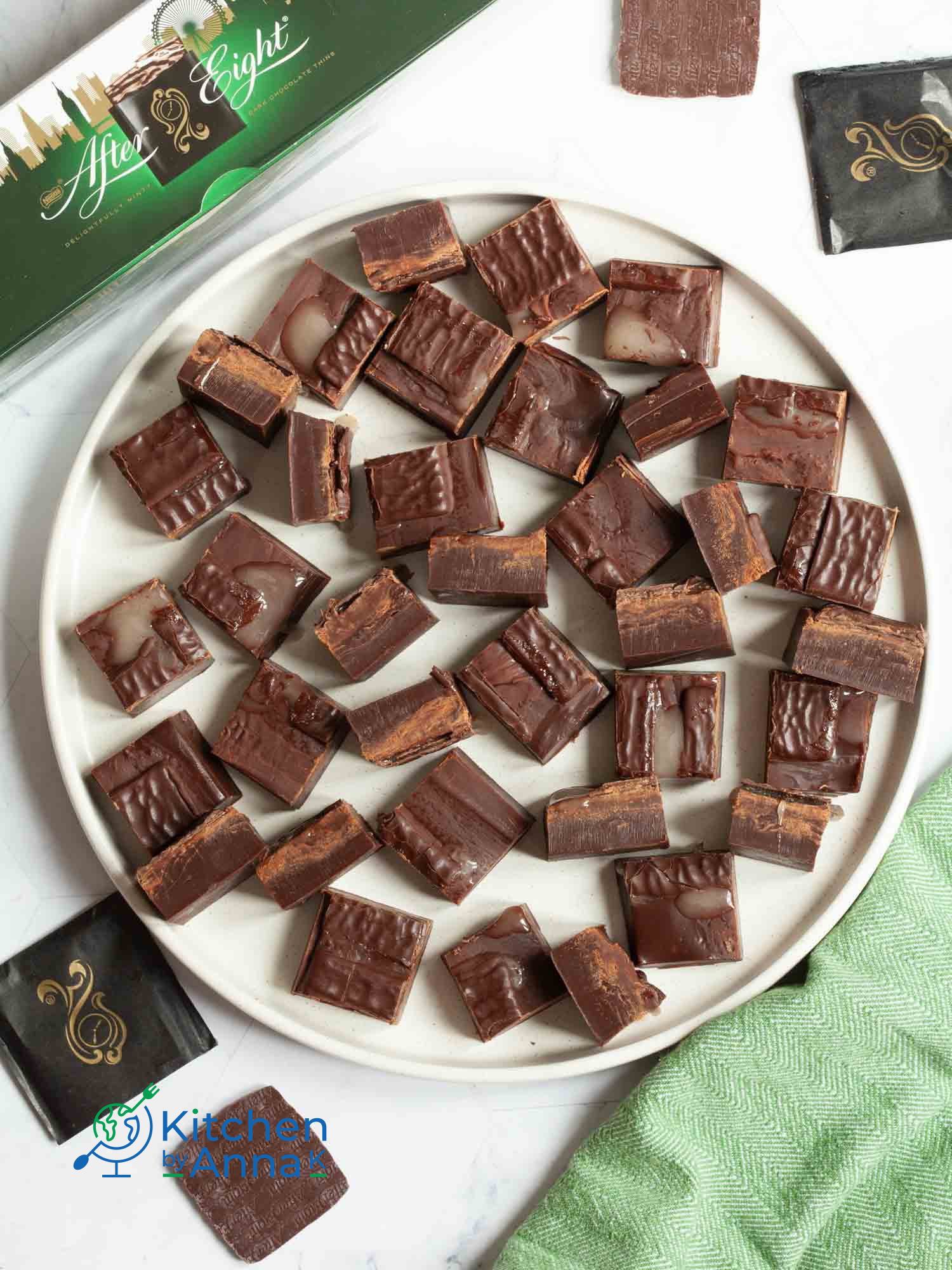 Easy chocolate and mint fudge