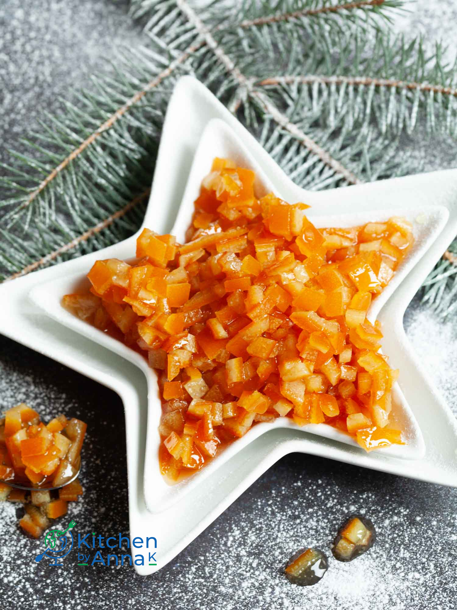 Candied orange peel