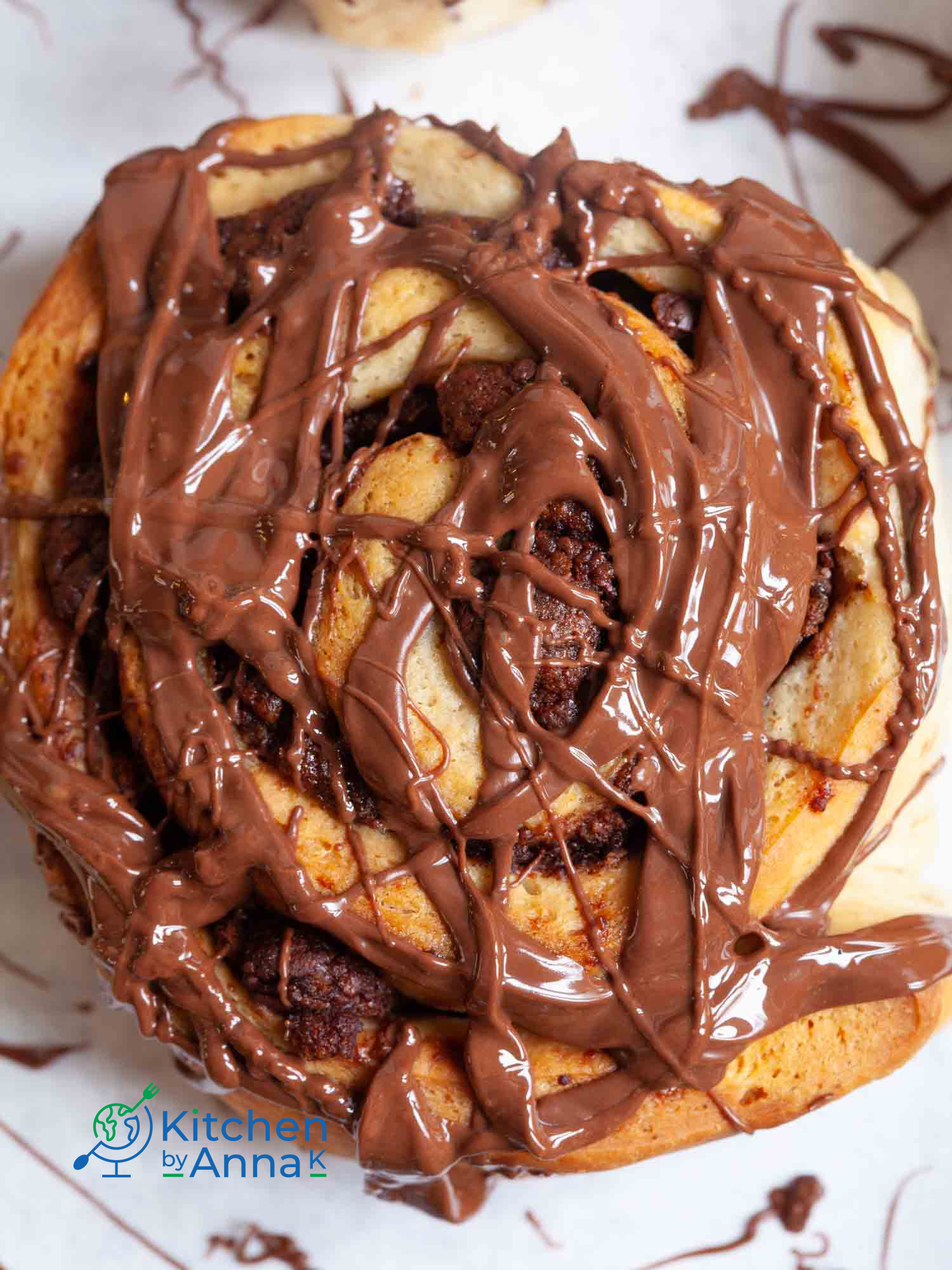 Gingerbread and chocolate rolls