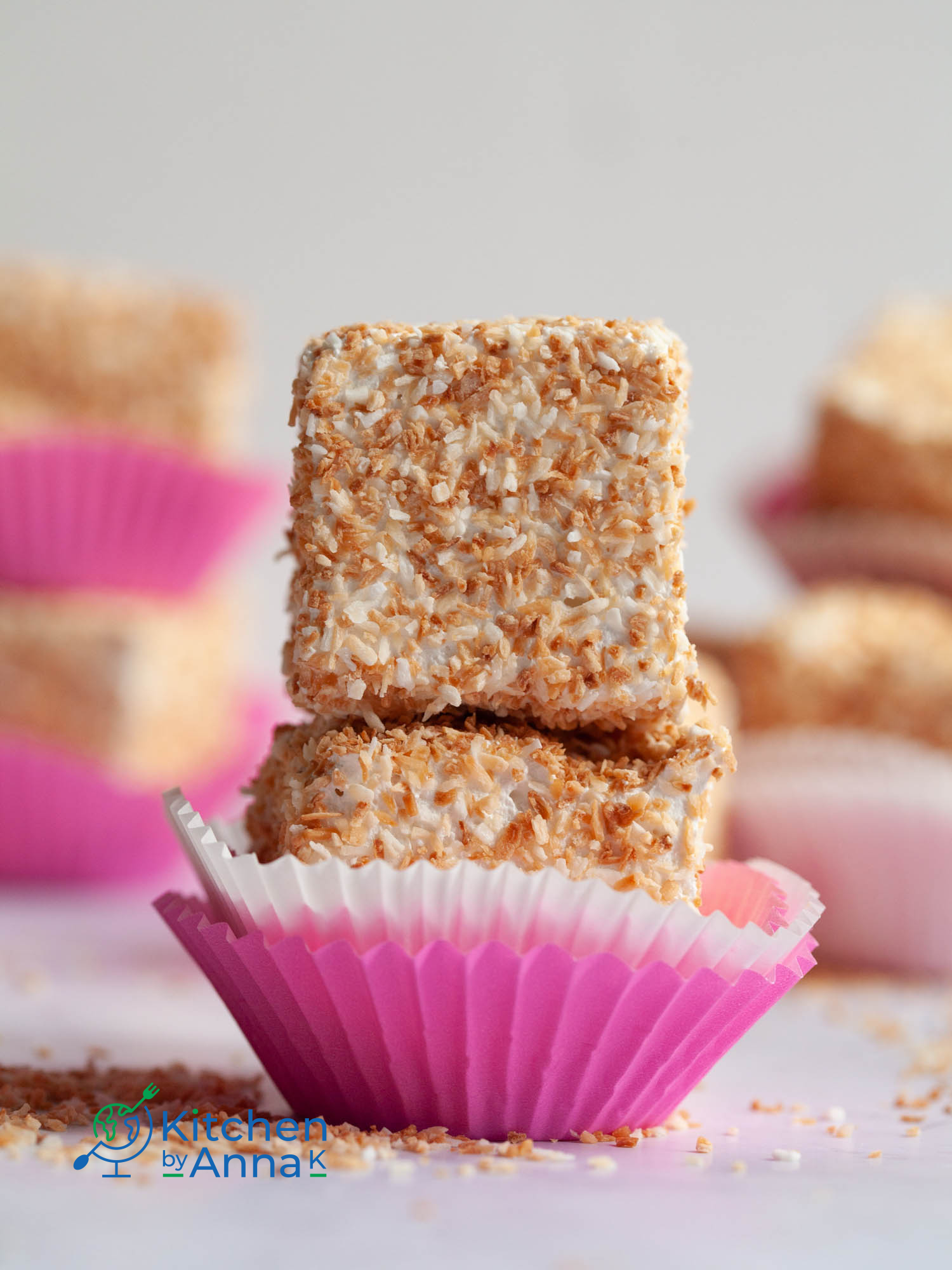 Homemade toasted coconut marshmallows