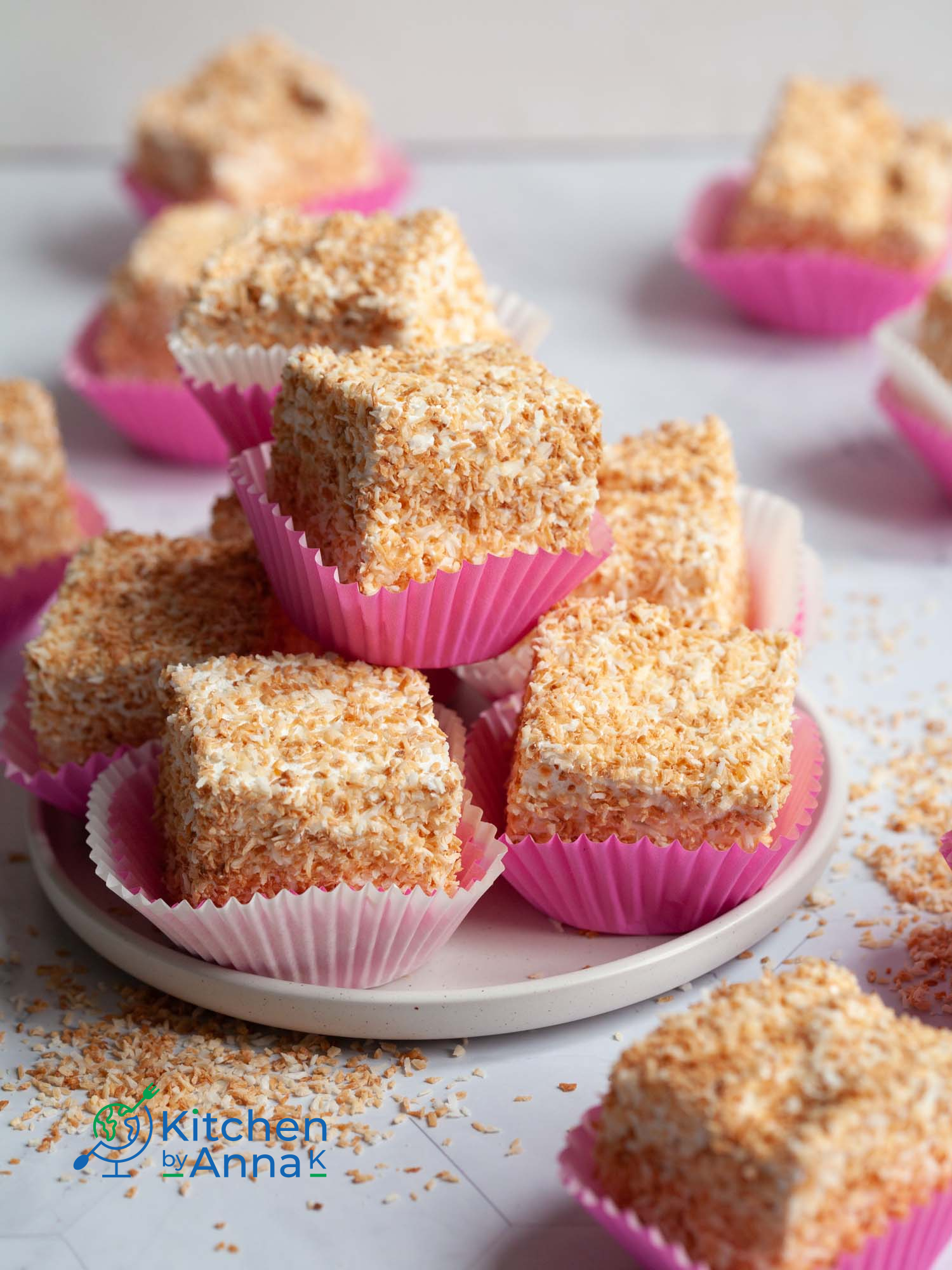 Homemade toasted coconut marshmallows