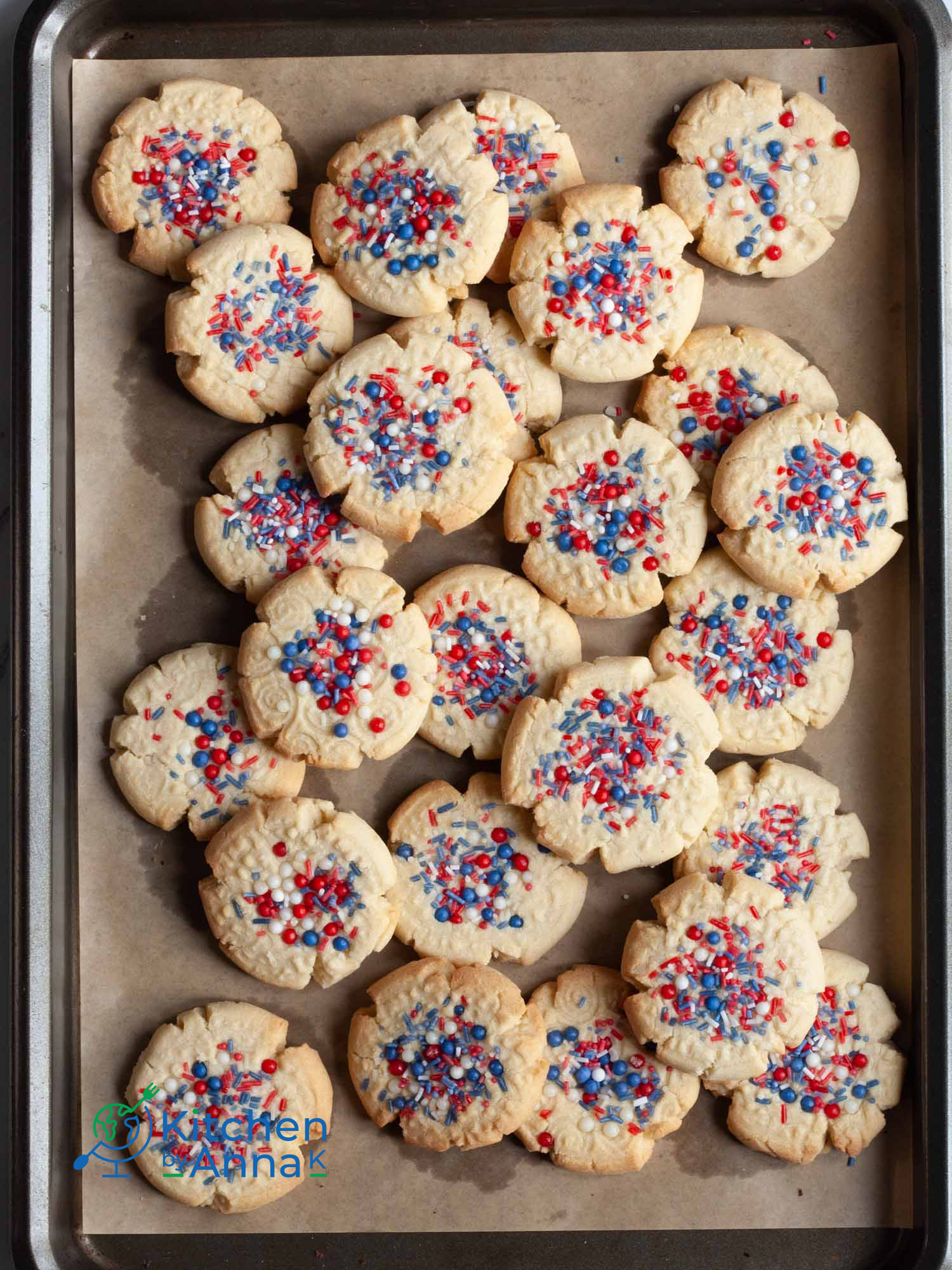 Whipped shortbread cookies