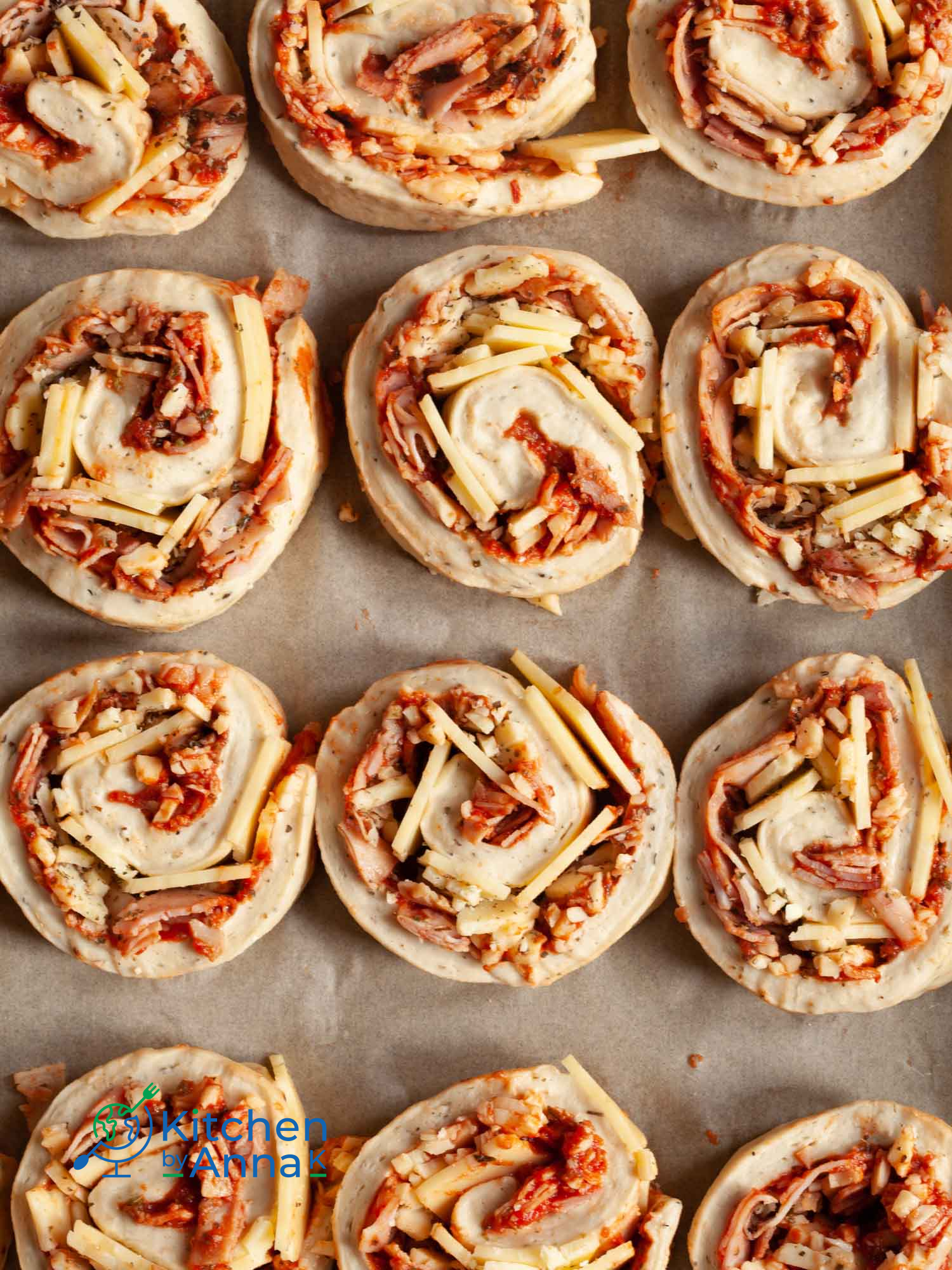 Overnight soft pizza rolls