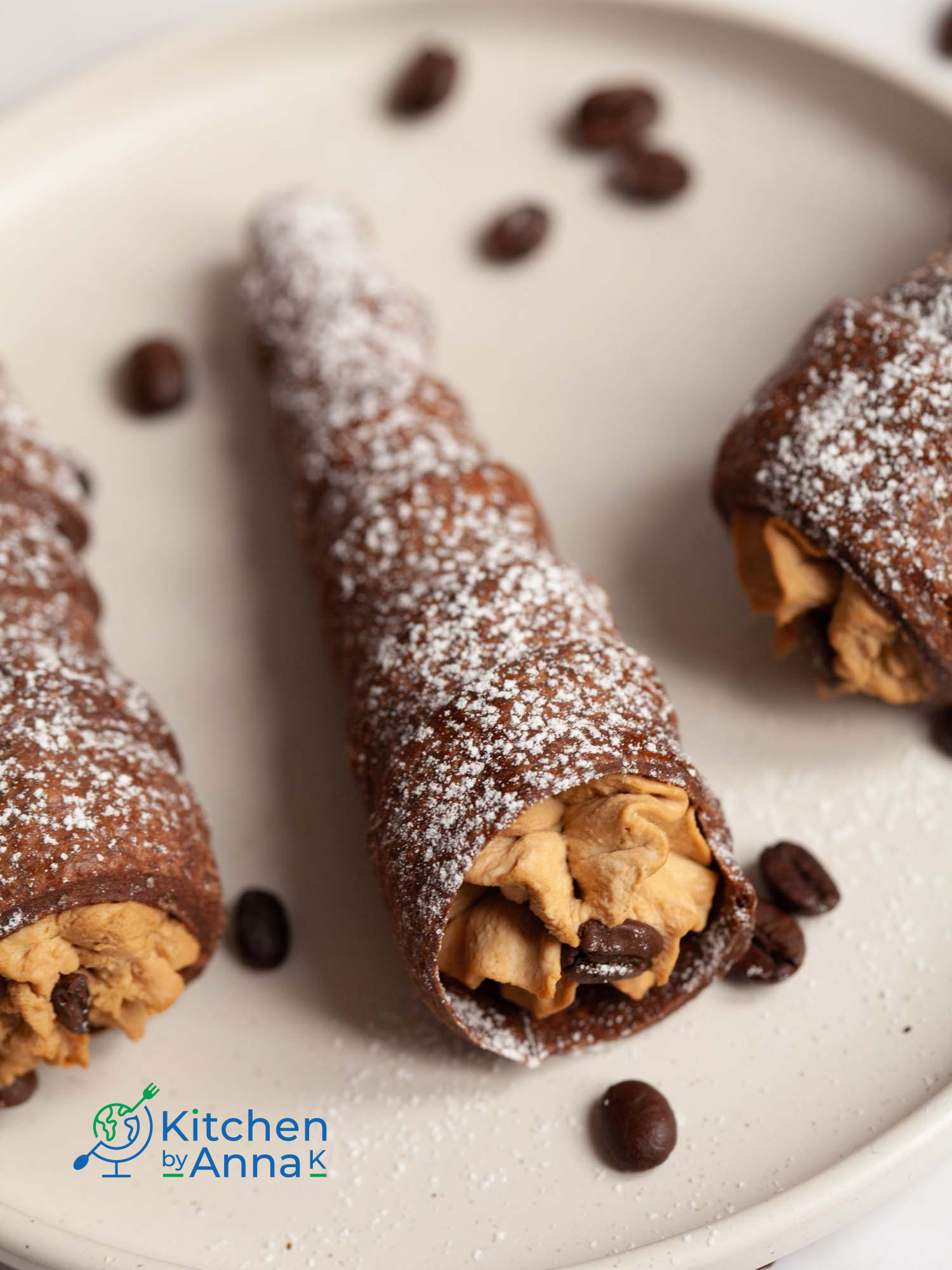 Coffee cream horns