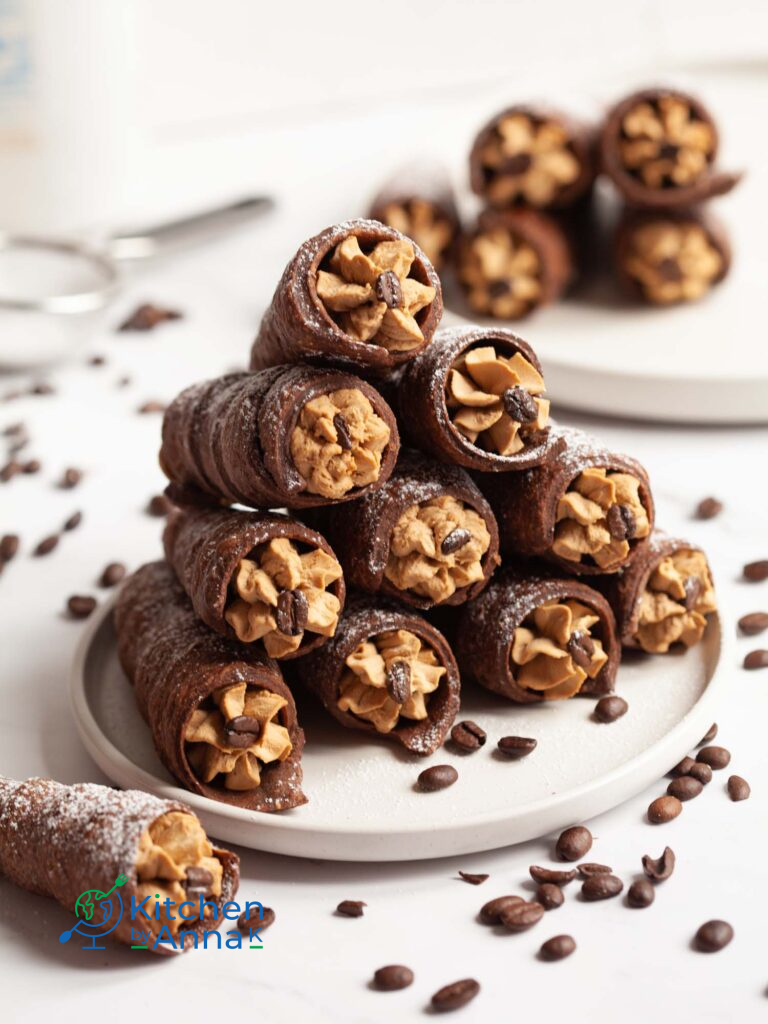 Coffee cream horns