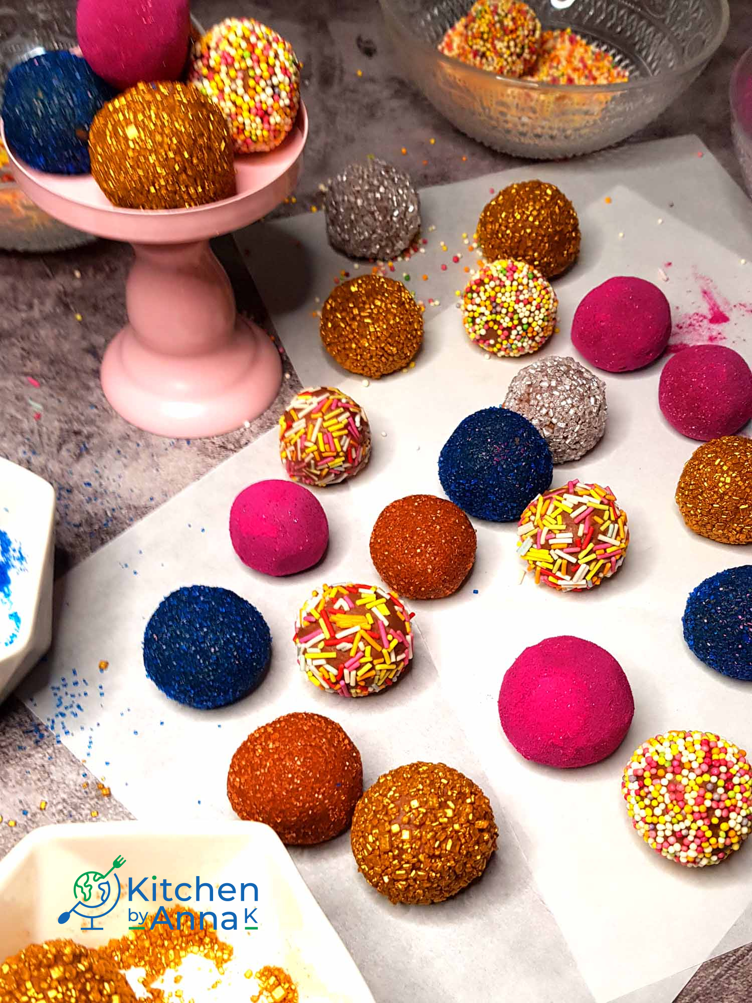 Easy milk chocolate truffles