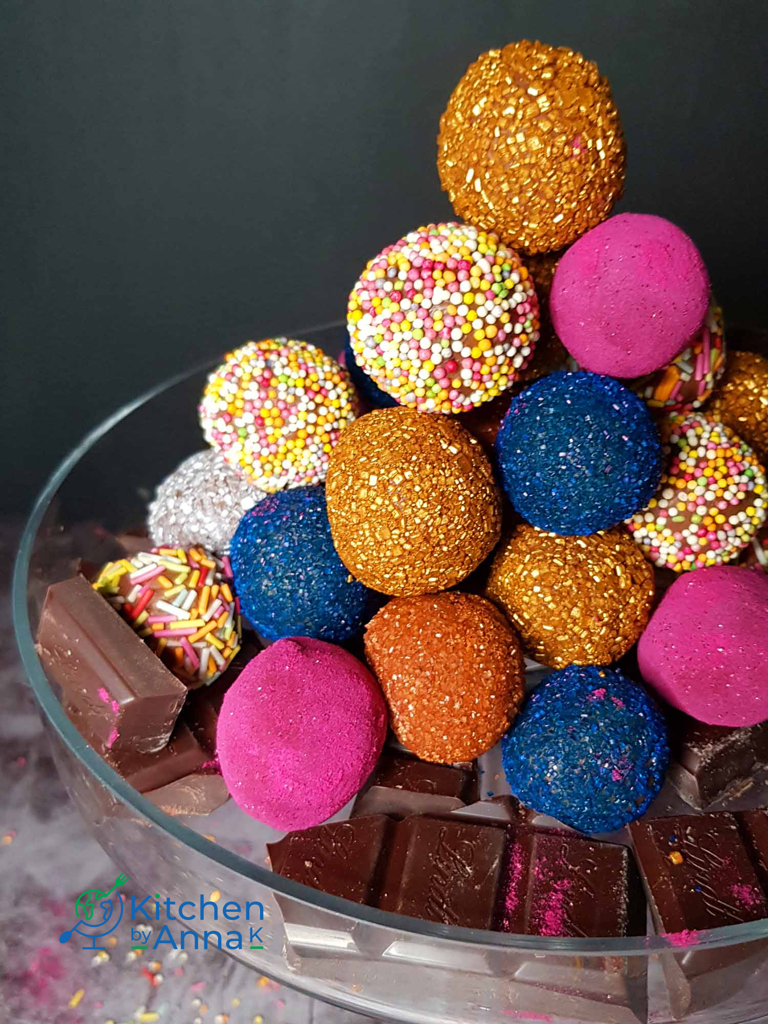 Easy milk chocolate truffles