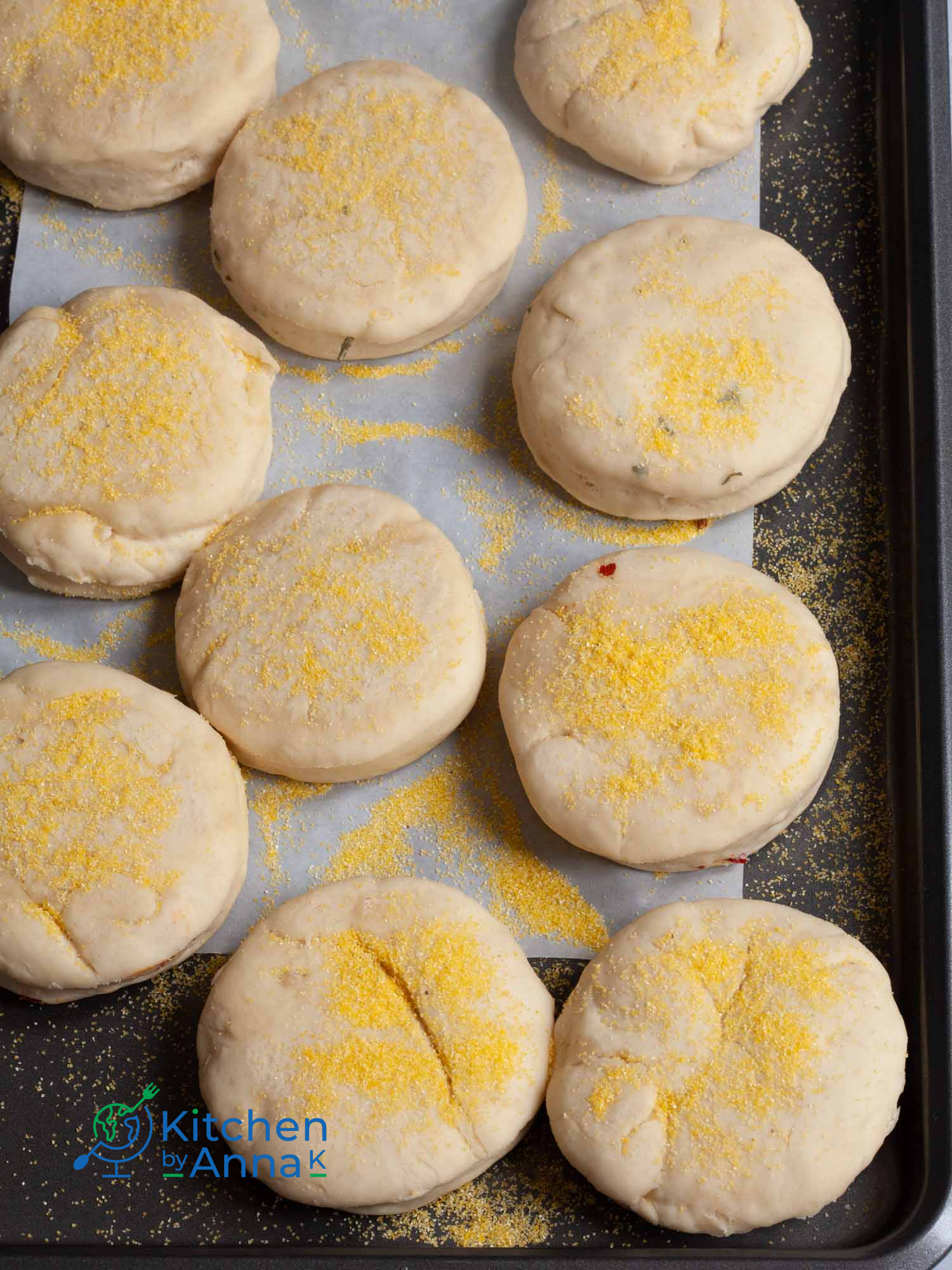 Homemade English muffins