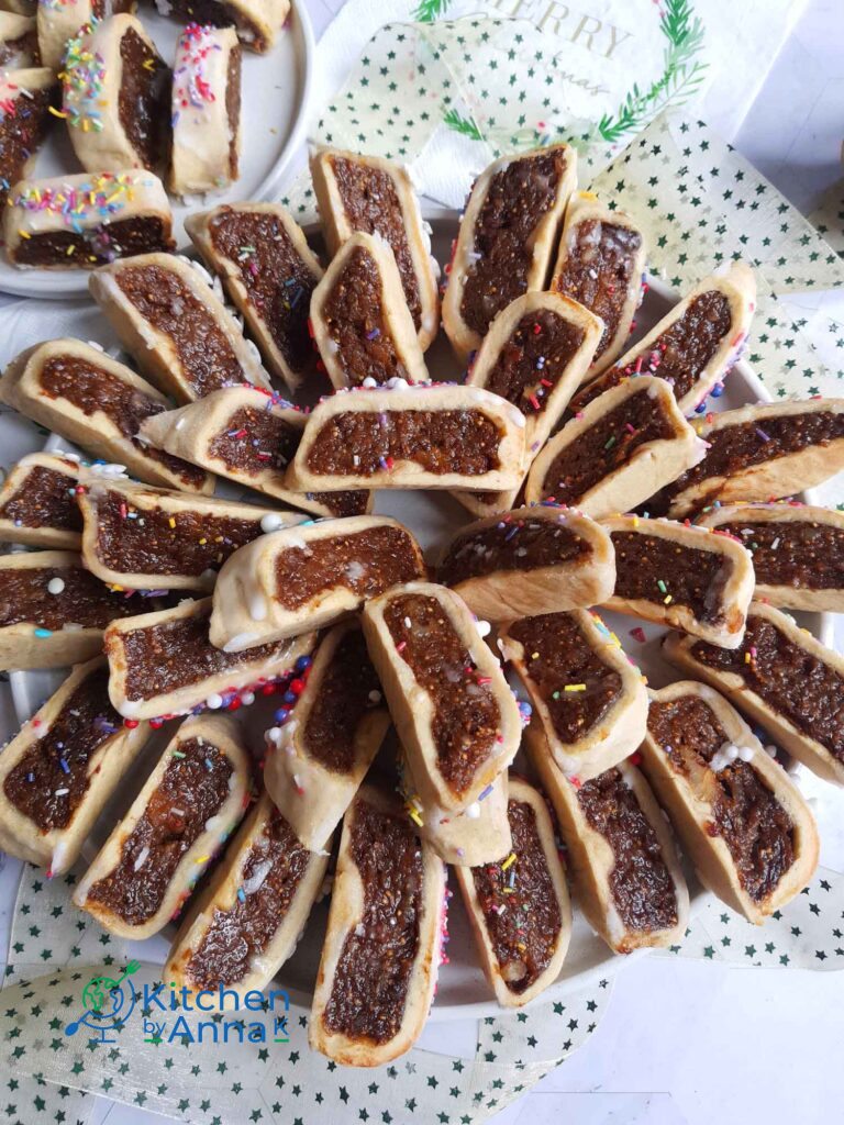 Cucidati Italian fig cookies