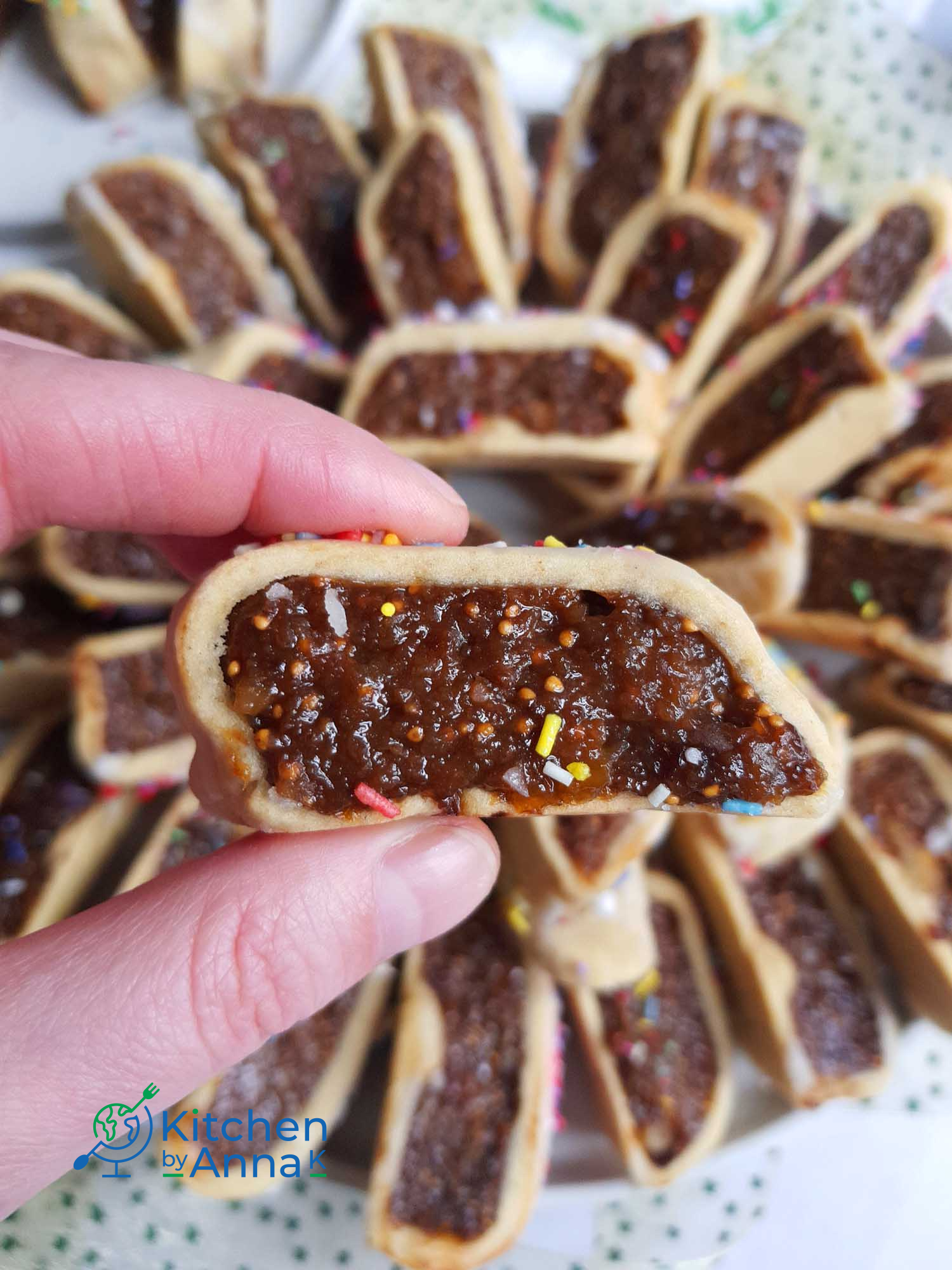 Cucidati Italian fig cookies