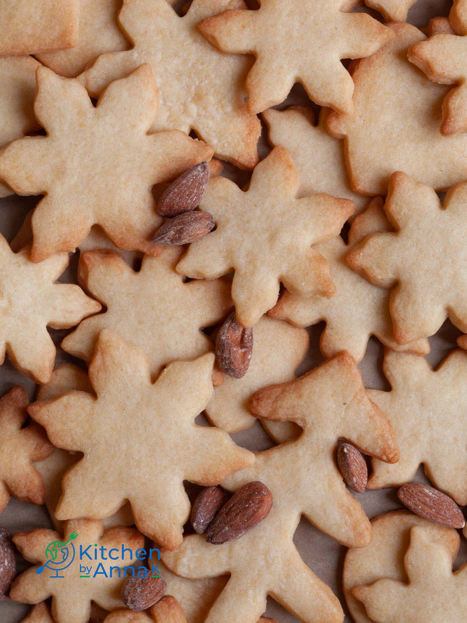 Marzipan cut out cookies