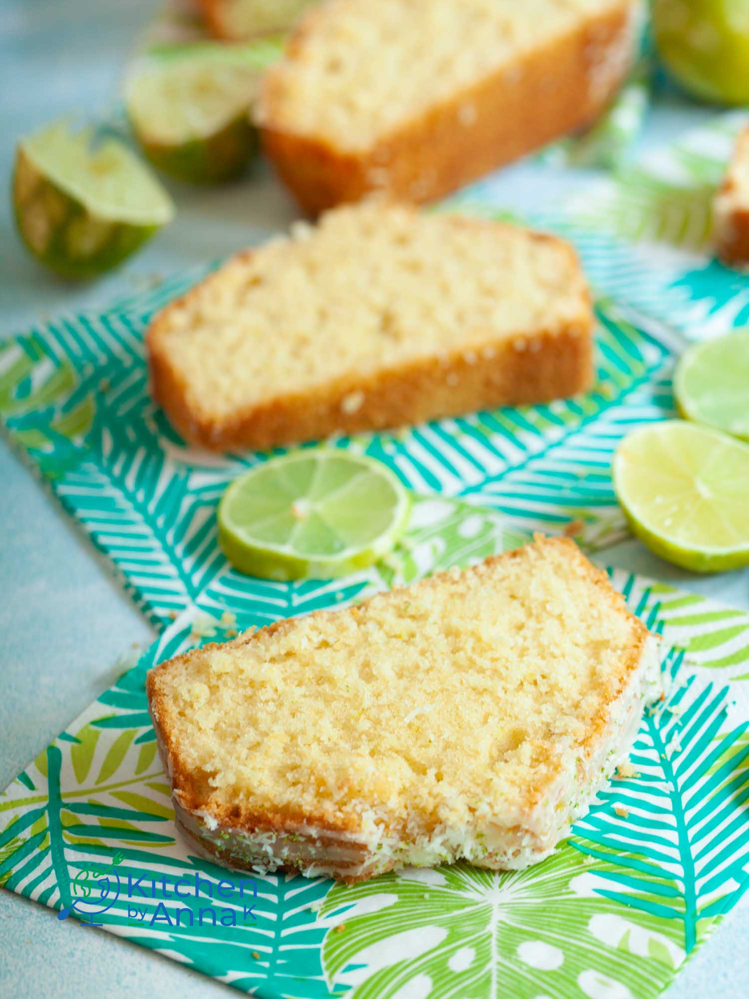 Lime and coconut cake