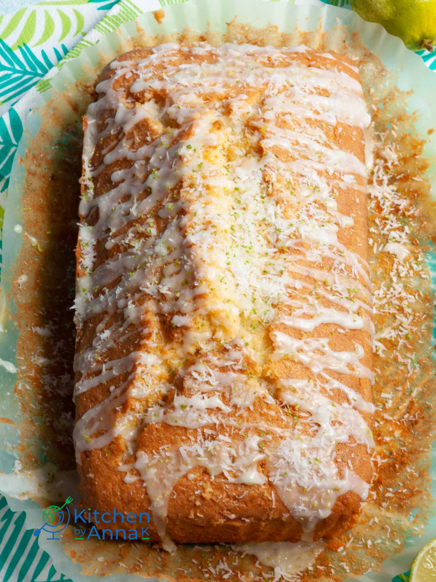 Lime and coconut cake